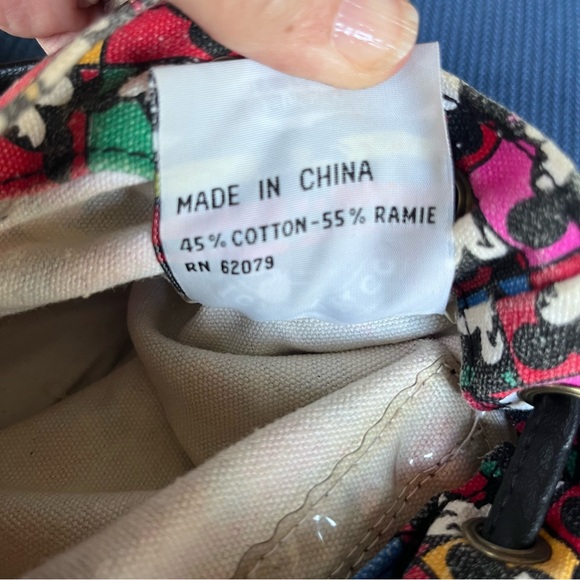 Disney Mickey Mini Backpack Bag Purse Mickey Mouse & Co Vintage - Picture 7 of 9